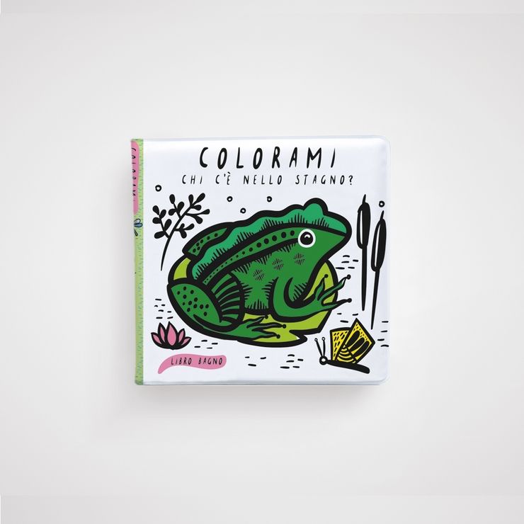 COLORAMI 컬러라미 워터컬러 북 개구리
