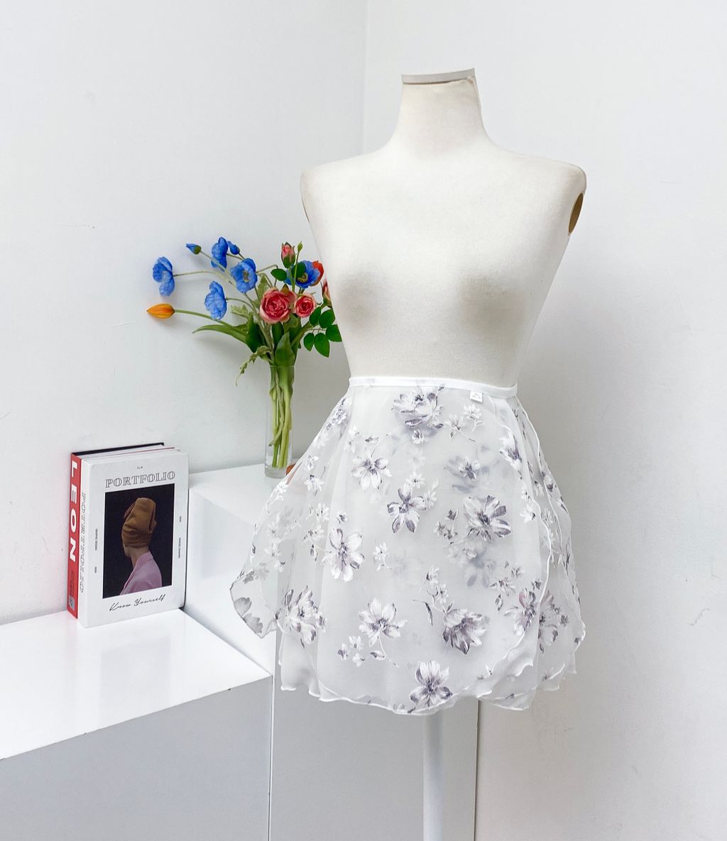 꽃잎디자인 발레스커트 화이트 컬렉션  2