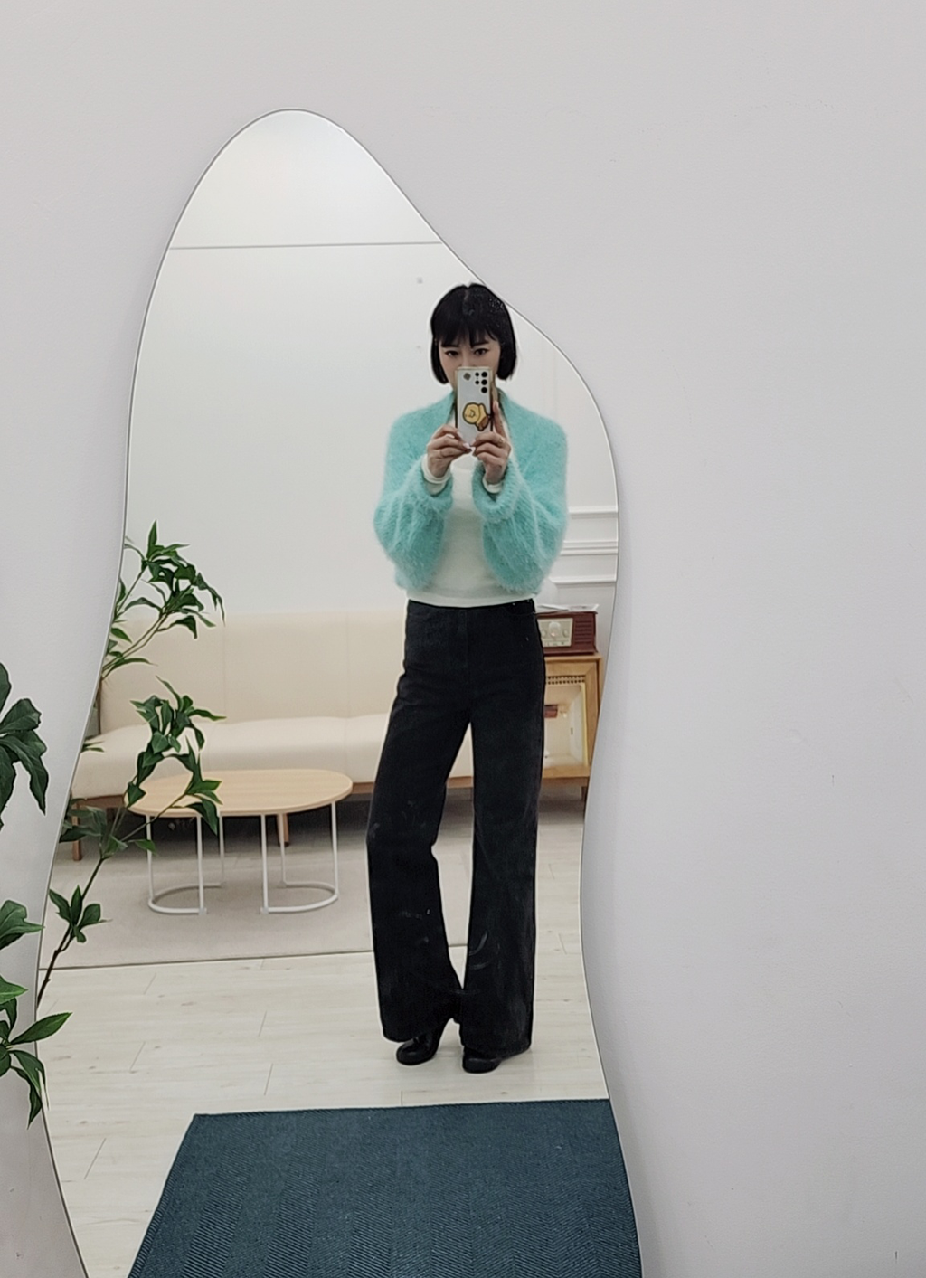 솔잎가오리 숄가디건 1