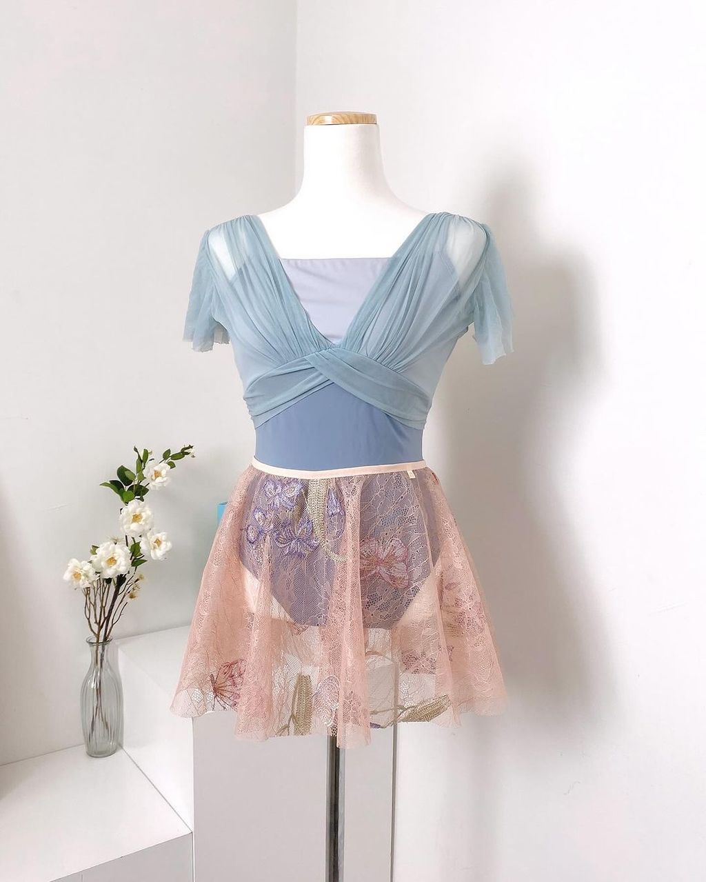 쁘티 발레리나 풀온 발레스커트  2
