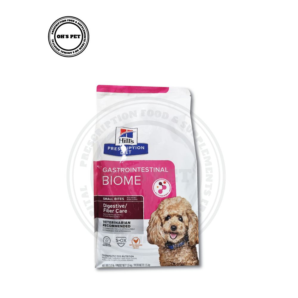 [N_P a y가능]힐스 독 Gi Biome 1.5kg (지아이 바이옴 소화기계 질환 설사 구토 처방사료)