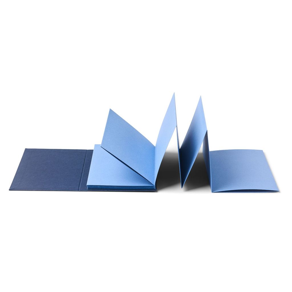 Leporello Cromia - light blue