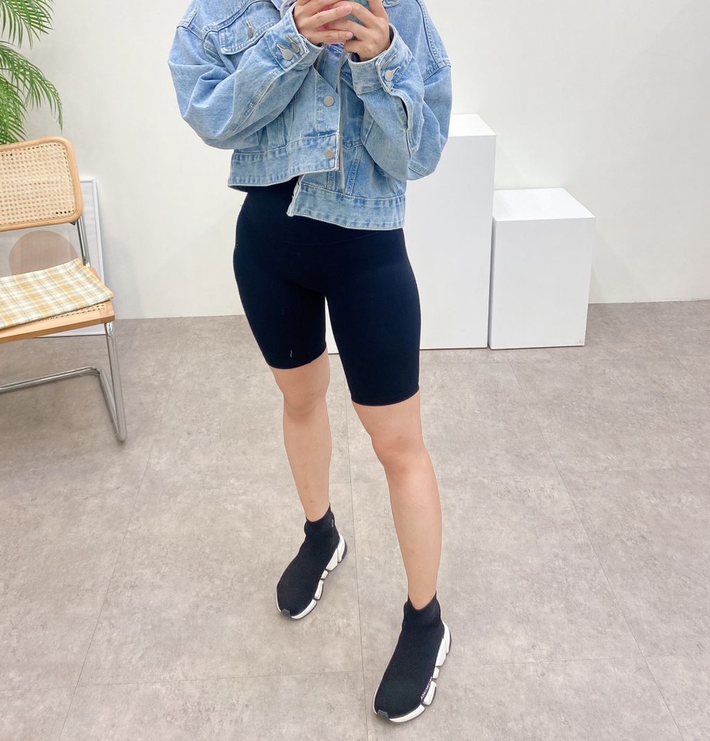 라인핏 바이커쇼츠 5부 레깅스  1