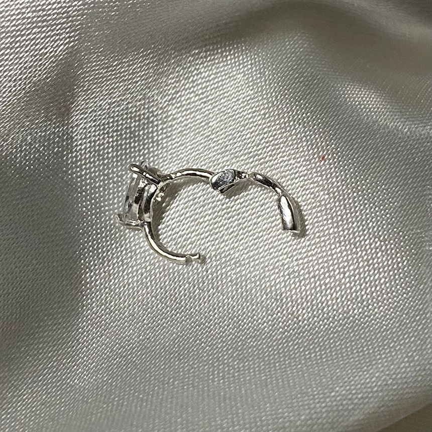 [순은] 물방울 실버귀걸이 원터치귀걸이 (은귀걸이 실버925) 9
